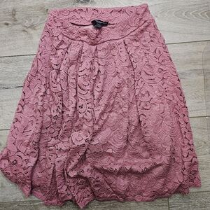See you Monday pink skirt Large